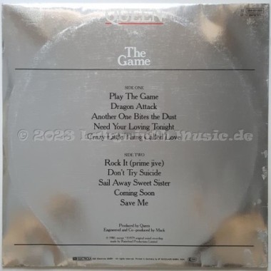 Queen - The Game • 12" Vinyl LP - Labyrinth Music