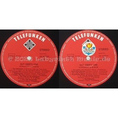 Schobert & Black - Gut Geht's Uns • 12" Vinyl LP - Labyrinth Music