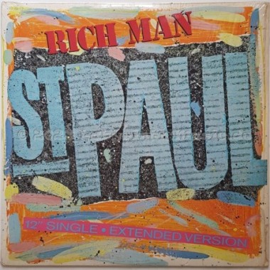 St. Paul - Rich Man • Extended Version • 12" Vinyl Maxi • NM - Labyrinth Music