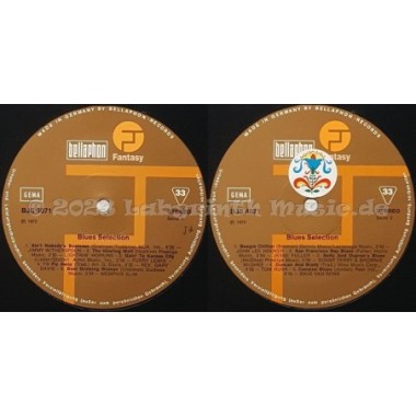 Various - Blues Selection • 12" Vinyl LP • EX - Labyrinth Music