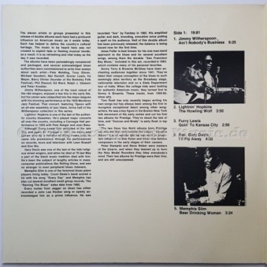 Various - Blues Selection • 12" Vinyl LP • EX - Labyrinth Music