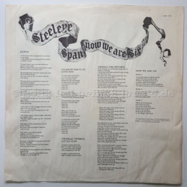 Steeleye Span - Now We Are Six • 12" Vinyl LP - Labyrinth Music