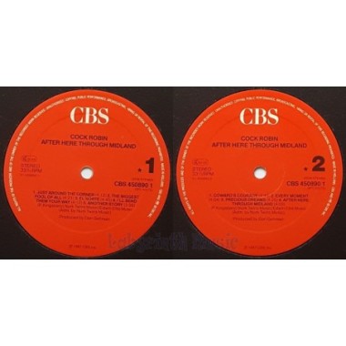 Cock Robin - After Here Through Midland • 12" Vinyl LP • EX - Labyrinth Music