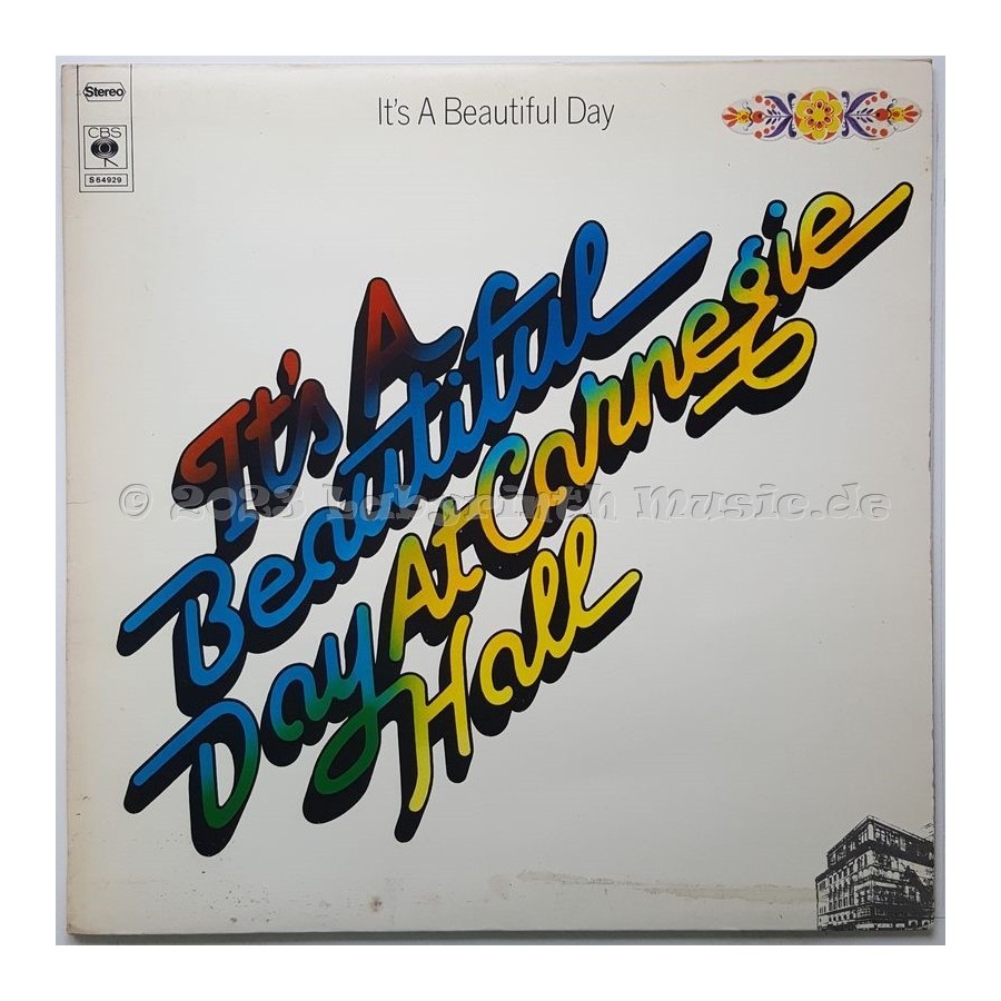 It's A Beautiful Day - At Carnegie Hall • 12" Vinyl LP • EX - Labyrinth Music