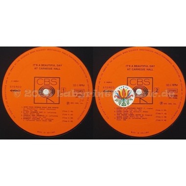 It's A Beautiful Day - At Carnegie Hall • 12" Vinyl LP • EX - Labyrinth Music