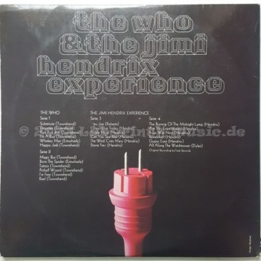 The Who & The Jimi Hendrix Experience - The Who & The Jimi Hendrix Experience • 12" Vinyl LP • EX - Labyrinth Music