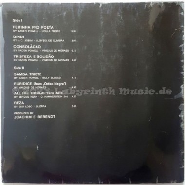 Baden Powell - Poema On Guitar • 12" Vinyl LP - Labyrinth Music