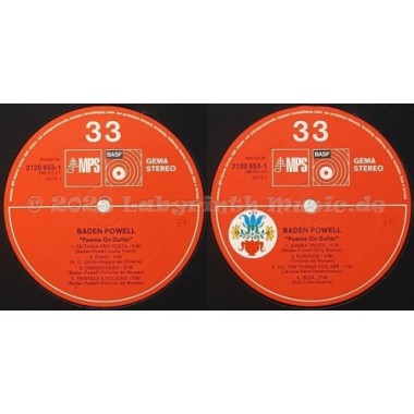 Baden Powell - Poema On Guitar • 12" Vinyl LP - Labyrinth Music