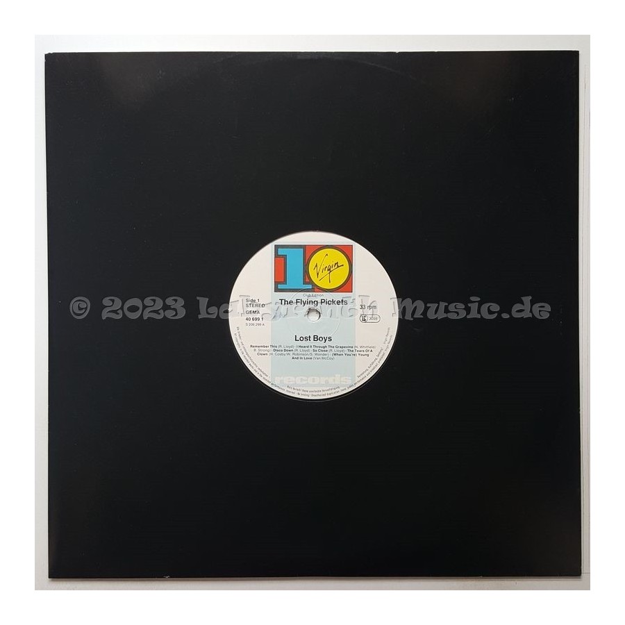 Flying Pickets - Lost Boys • 12" Vinyl LP - Labyrinth Music