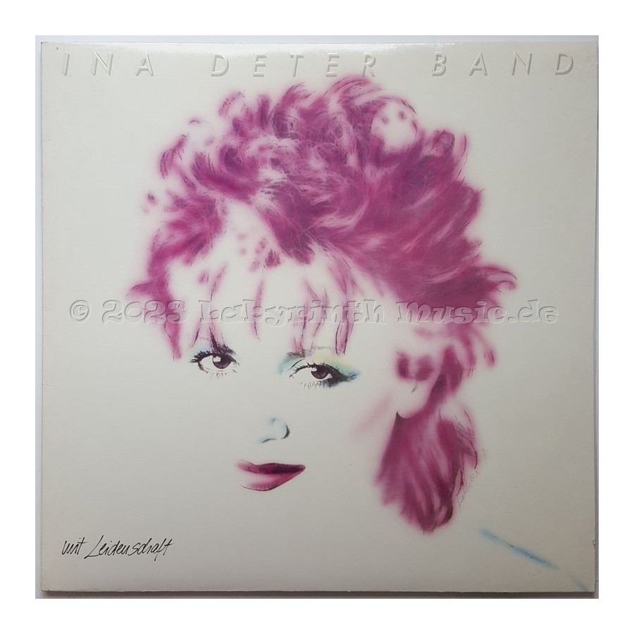 Ina Deter Band - Mit Leidenschaft • 12" Vinyl LP • NM - Labyrinth Music