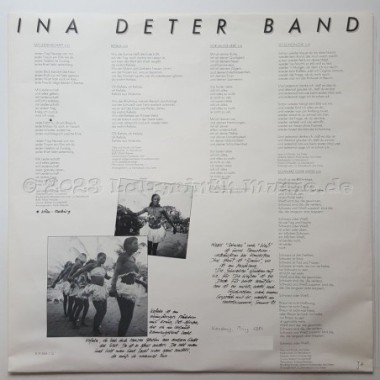 Ina Deter Band - Mit Leidenschaft • 12" Vinyl LP • NM - Labyrinth Music