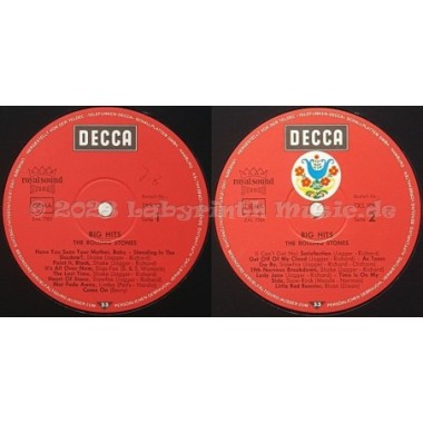 The Rolling Stones - Big Hits (High Tide And Green Grass) • 12" Vinyl LP • EX - Labyrinth Music