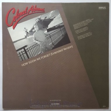Colonel Abrams - How Soon We Forget • 12" Vinyl Maxi • EX - Labyrinth Music