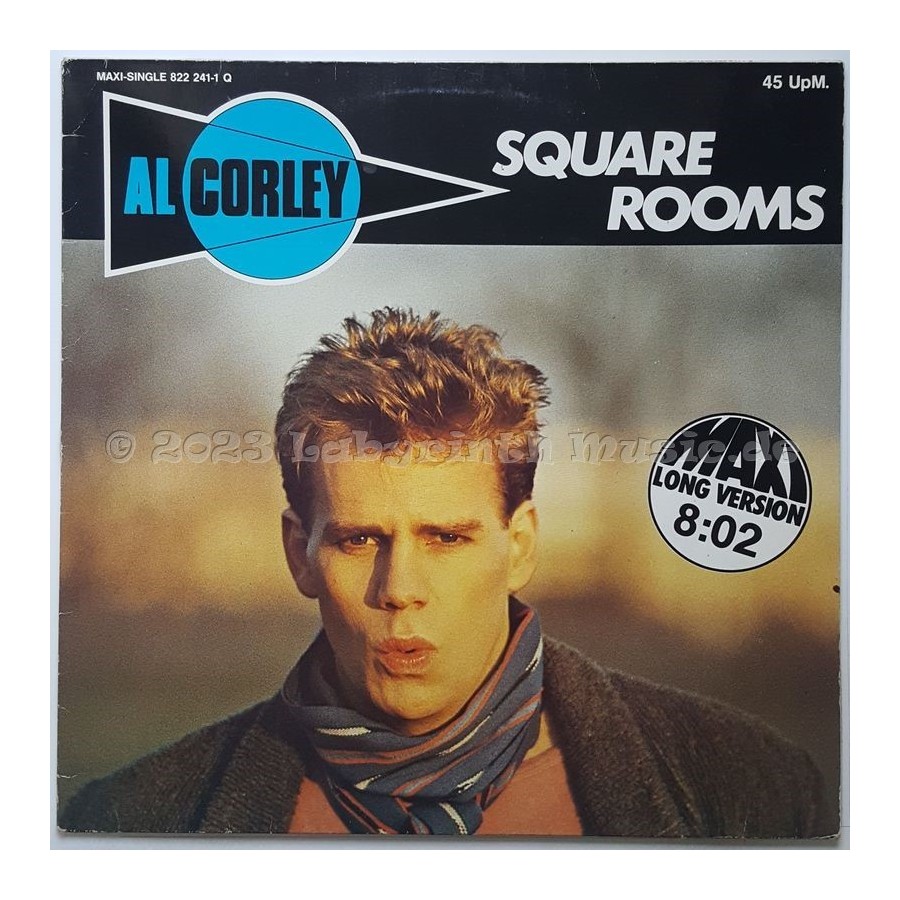 Al Corley - Square Rooms • Long Version • 12" Vinyl Maxi - Labyrinth Music