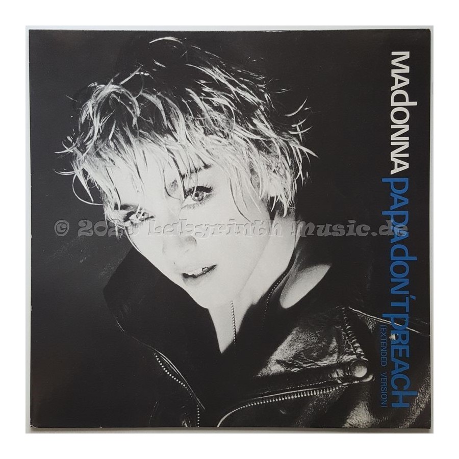 Madonna - Papa Don't Preach • Extended Version • 12" Vinyl Maxi • NM - Labyrinth Music