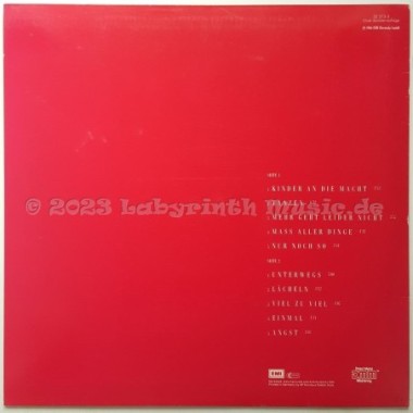 Herbert Grönemeyer - Sprünge • 12" Vinyl LP • NM - Labyrinth Music