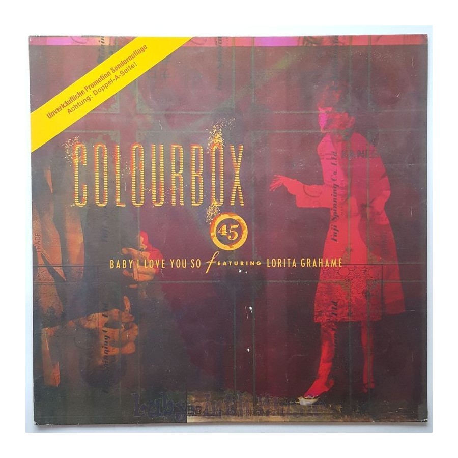 Colourbox Feat. Lorita Grahame - Baby I Love You So • 12" Vinyl Maxi • EX - Labyrinth Music