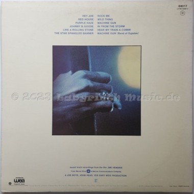 Jimi Hendrix - Sound Track Recordings From The Film "jimi Hendrix" • 12" Vinyl LP • EX - Labyrinth Music