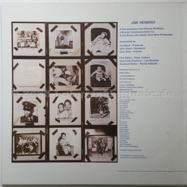 Jimi Hendrix - Sound Track Recordings From The Film "jimi Hendrix" • 12" Vinyl LP • EX - Labyrinth Music