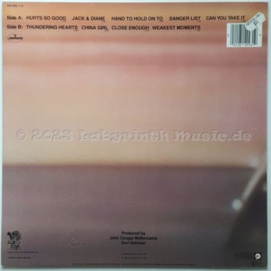 John Cougar Mellenkamp - American Fool • 12" Vinyl LP • NM - Labyrinth Music