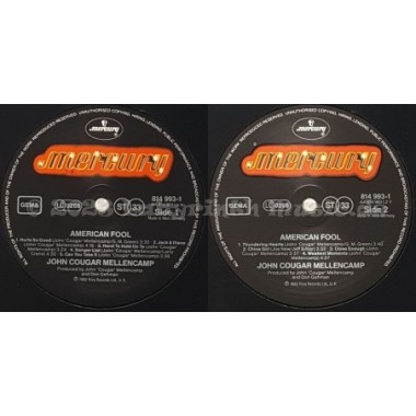 John Cougar Mellenkamp - American Fool • 12" Vinyl LP • NM - Labyrinth Music