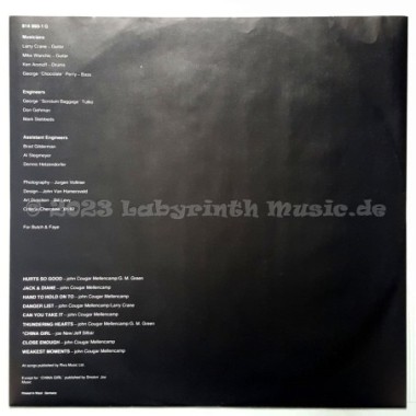 John Cougar Mellenkamp - American Fool • 12" Vinyl LP • NM - Labyrinth Music