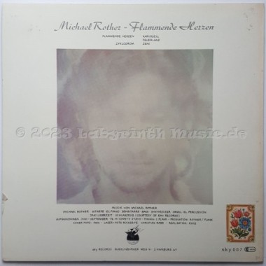 Michael Rother - Flammende Herzen • 12" Vinyl LP • EX - Labyrinth Music