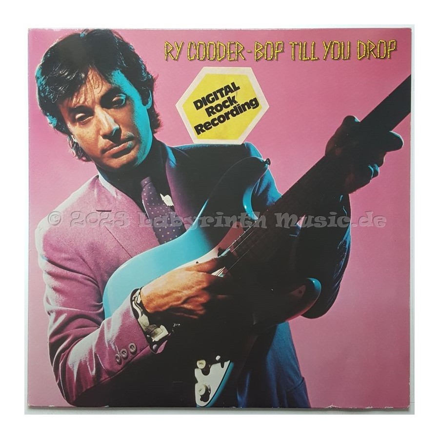 Ry Cooder - Bop Till You Drop • 12" Vinyl LP • EX - Labyrinth Music