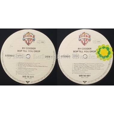 Ry Cooder - Bop Till You Drop • 12" Vinyl LP • EX - Labyrinth Music