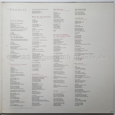 Sade - Promise • 12" Vinyl LP • EX - Labyrinth Music