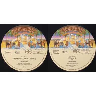 Irene Cara - Flashdance ... What A Feeling • 12" Vinyl Maxi - Labyrinth Music