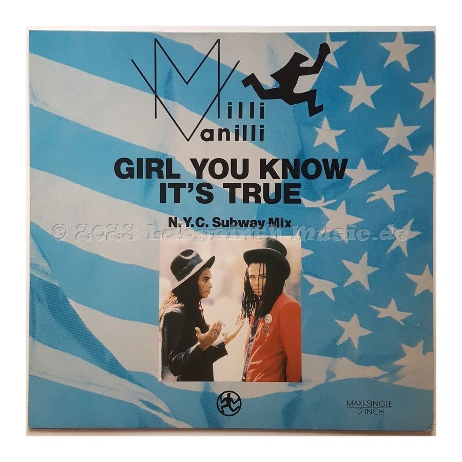 Milli Vanilli - Girl You Know It's True • N.Y.C. Subway Mix • 12" Vinyl Maxi • EX - Labyrinth Music