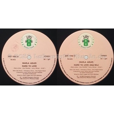 Marla Adler - Hard To Love • 12" Vinyl Maxi • EX - Labyrinth Music