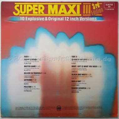 Various - Super Maxi III • Dance M.I.X.E.S. • 12" Vinyl LP • EX - Labyrinth Music