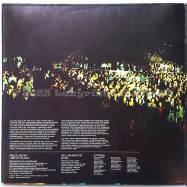 Neil Diamond - Hot August Night • 12" Vinyl LP - Labyrinth Music