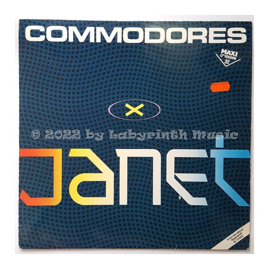 Commodores - Janet • 12" Vinyl Maxi - Labyrinth Music