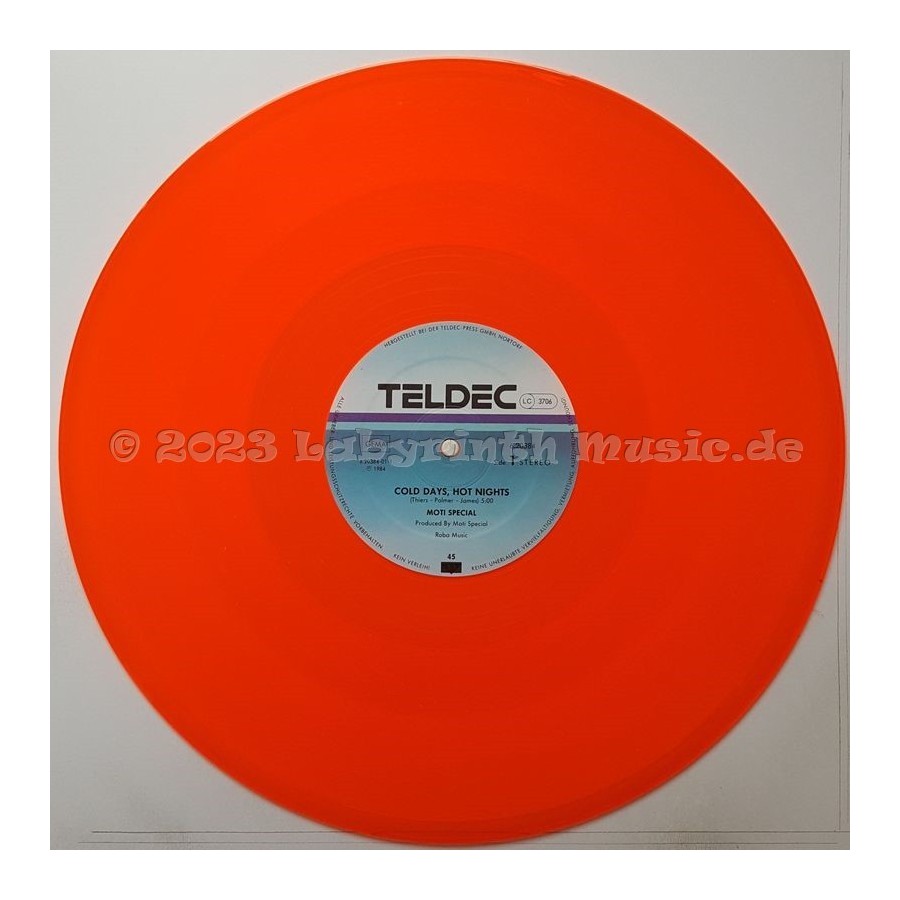 Moti Special - Cold Days, Hot Nights • 12" Vinyl Maxi • EX - Labyrinth Music