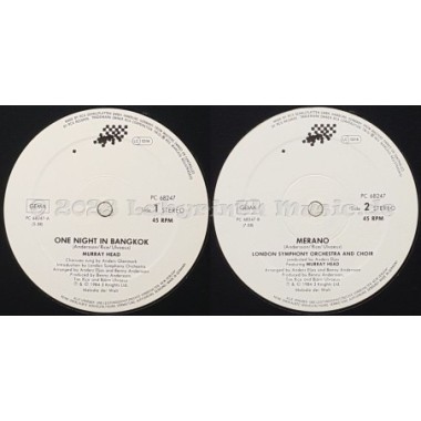 Murray Head - One Night In Bangkok • 12" Vinyl Maxi • EX - Labyrinth Music