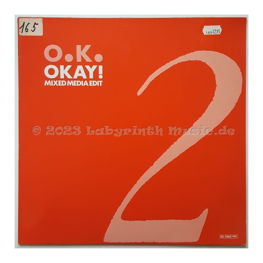 O.K. - Okay! • Mixed Media Edit • 12" Vinyl Maxi - Labyrinth Music