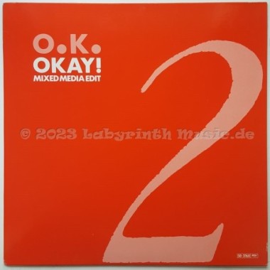 O.K. - Okay! • Mixed Media Edit • 12" Vinyl Maxi • NM - Labyrinth Music