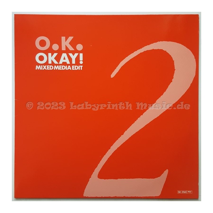 O.K. - Okay! • Mixed Media Edit • 12" Vinyl Maxi • NM - Labyrinth Music