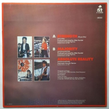 The Alarm - Strength • 12" Vinyl Maxi • EX - Labyrinth Music