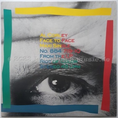 Al Corley - Face To Face  • 12" Vinyl Maxi • EX - Labyrinth Music