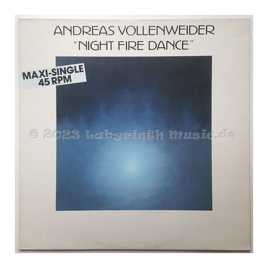 Andreas Vollenweider - Night Fire Dance • 12" Vinyl Maxi • EX - Labyrinth Music