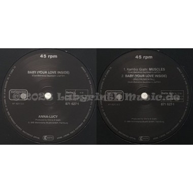 Anna-Lucy - Baby (Your Love Inside) • 12" Vinyl Maxi • EX - Labyrinth Music