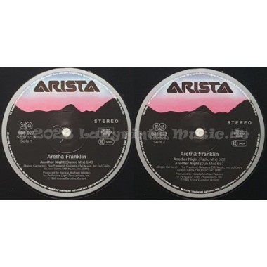 Aretha Franklin - Another Night • 12" Vinyl Maxi • EX - Labyrinth Music