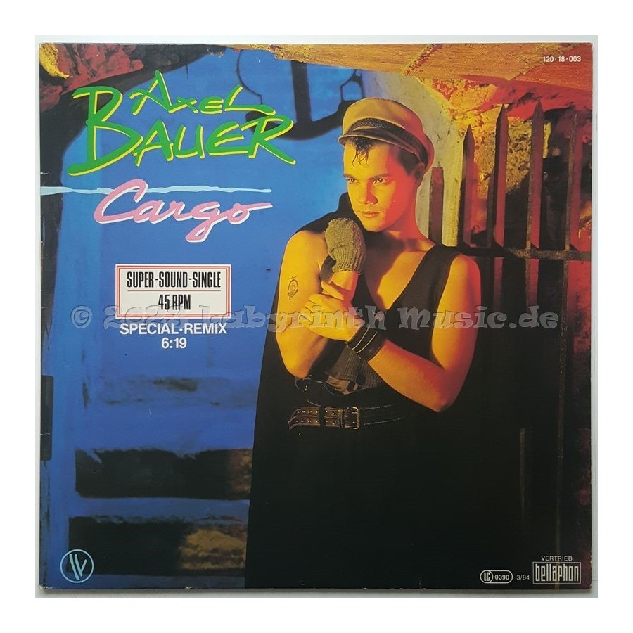 Axel Bauer - Cargo • 12" Vinyl Maxi • EX - Labyrinth Music