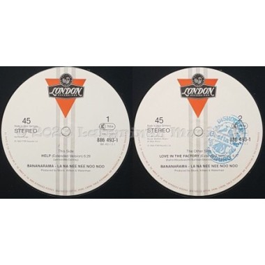 Bananarama & Lananeeneenoonoo - Help • 12" Vinyl Maxi • EX - Labyrinth Music