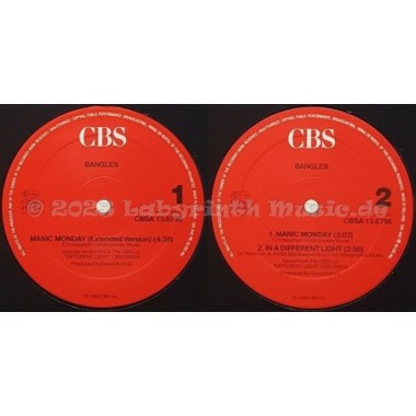 Bangles - Manic Monday • Extended Version • 12" Vinyl Maxi • EX - Labyrinth Music