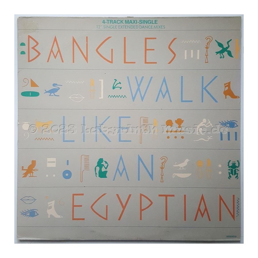 Bangles - Walk Like An Egyptian • 12" Vinyl Maxi • EX - Labyrinth Music